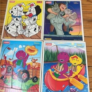 Kids Puzzle Set - Colorful Cartoon Characters